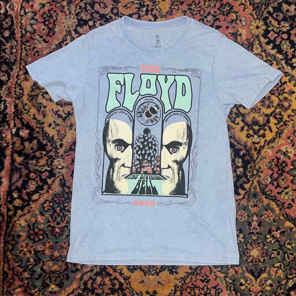 Pink Floyd The Division Bell T-Shirt - Light Blue